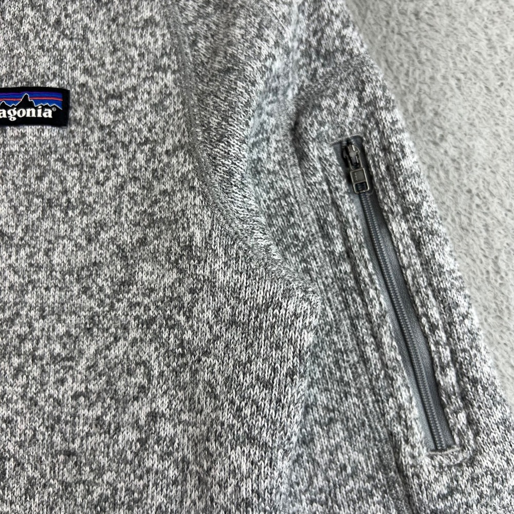 Patagonia Better Sweater Full Zip Jacket Womens Small Grey Heather Fleece - Picture 4 of 12